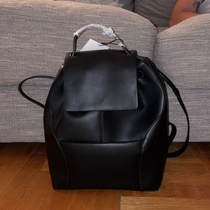 Cute Zara Backpack Purse (Black)